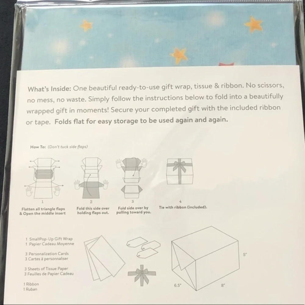 Holiday Christmas Gift Box Bundle 1 large 2 small Snowman Motif No Tape Required